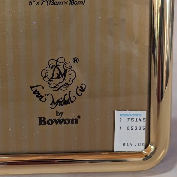 Solid brass 5 x 7 vintage frame - Picture 9 of 10